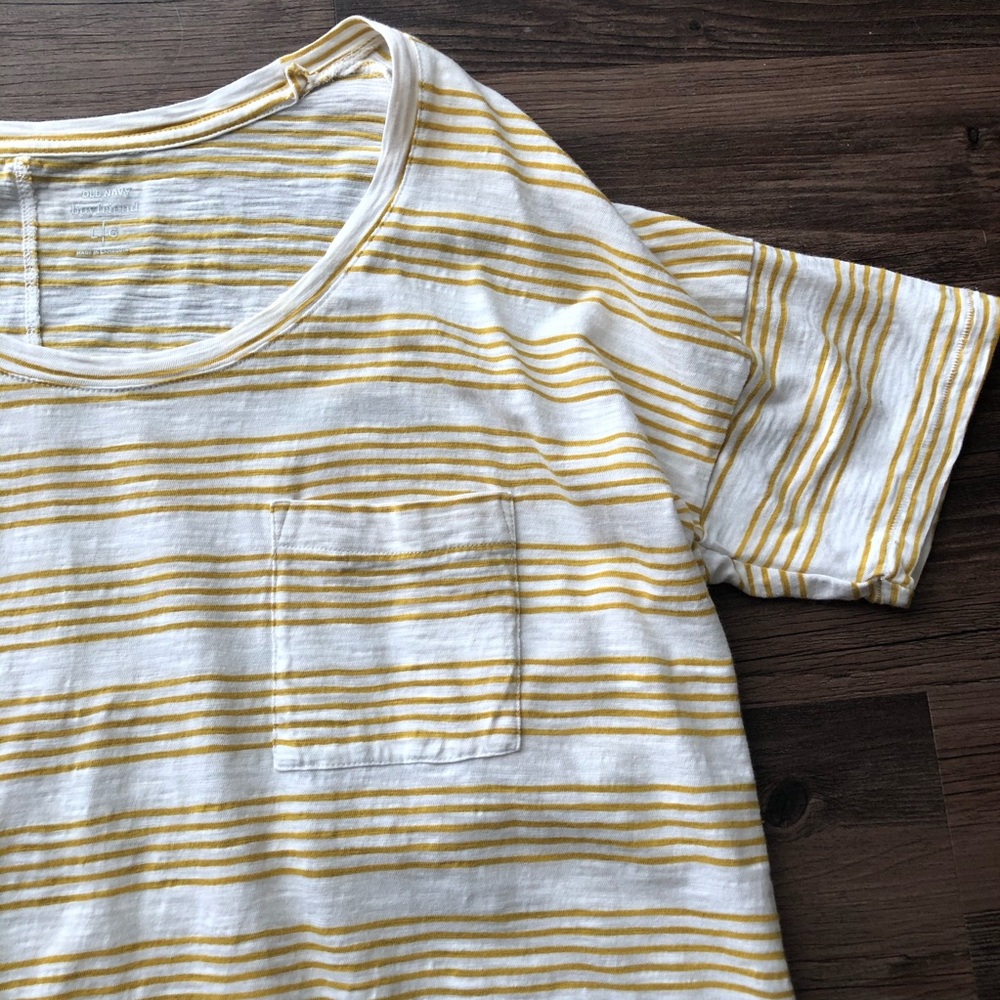 Old Navy Striped Boyfriend Tee